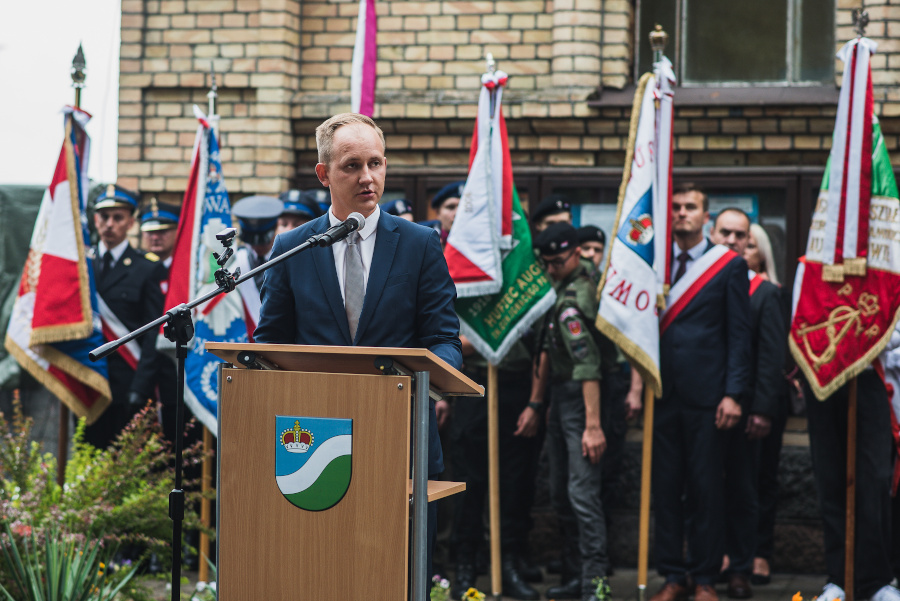 Przemówienie Radnego Województwa Podlaskiego Pawła Wnukowskiego podczas Święta 1 Pułku Ułanów Krechowieckich w Augustowie